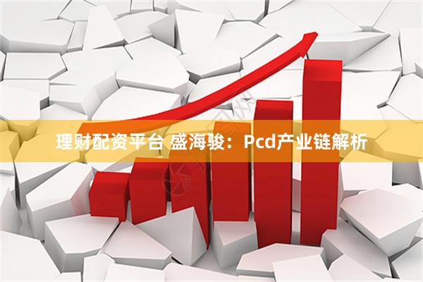 理财配资平台 盛海骏：Pcd产业链解析